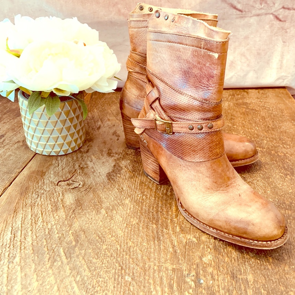 Bed Stu Mid-Calf Leather Boot